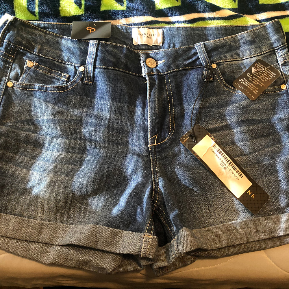 Celebrity Pink Jean Shorts